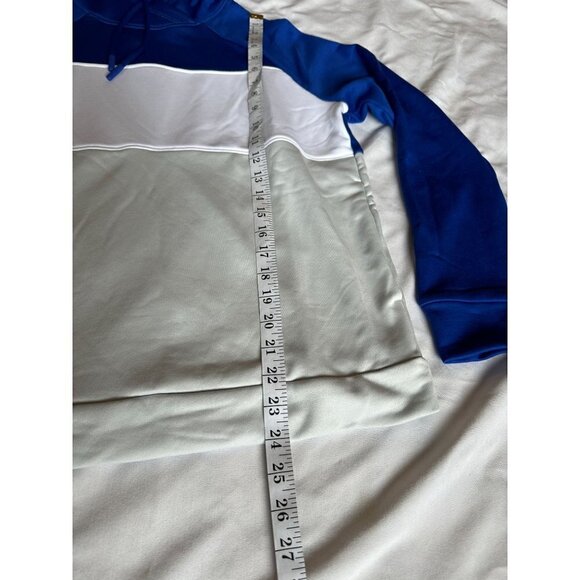 Under Armour Color Block Hoodie Women's Size Medium Blue White Gray New $70 - Picture 11 of 12